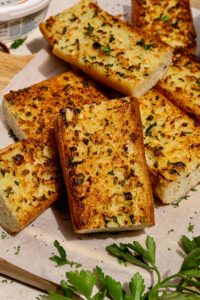 Classic Buttered Garlic Bread with Lifeway Kefir Butter