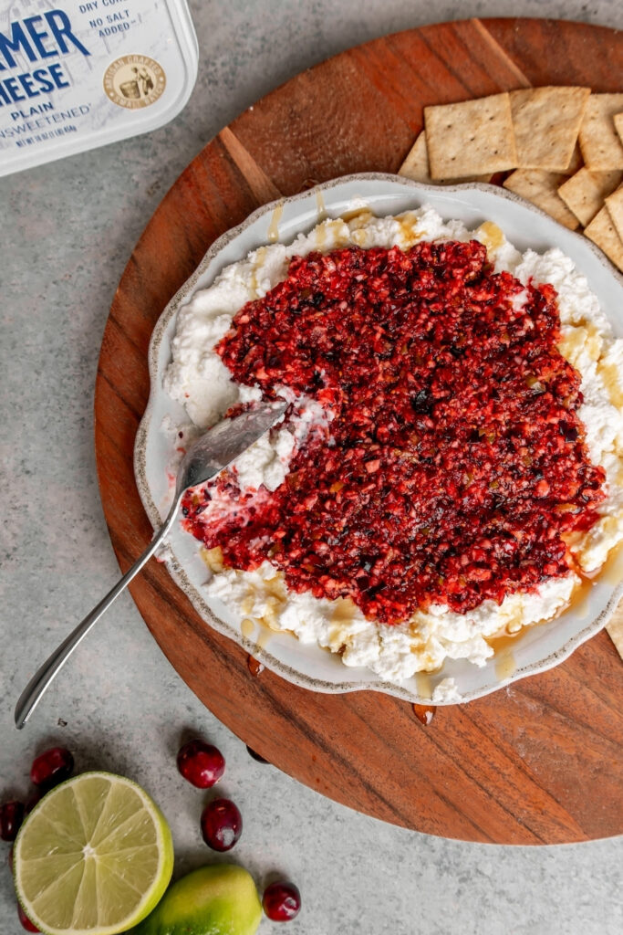 Cranberry Jalapeño Dip made with Lifeway