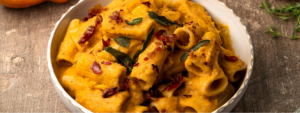 Creamy Butternut Squash Rigatoni Made with Lifeway Farmer Cheese and Kefir Butter