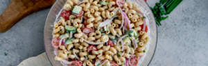 Creamy Kefir Ranch Pasta Salad
