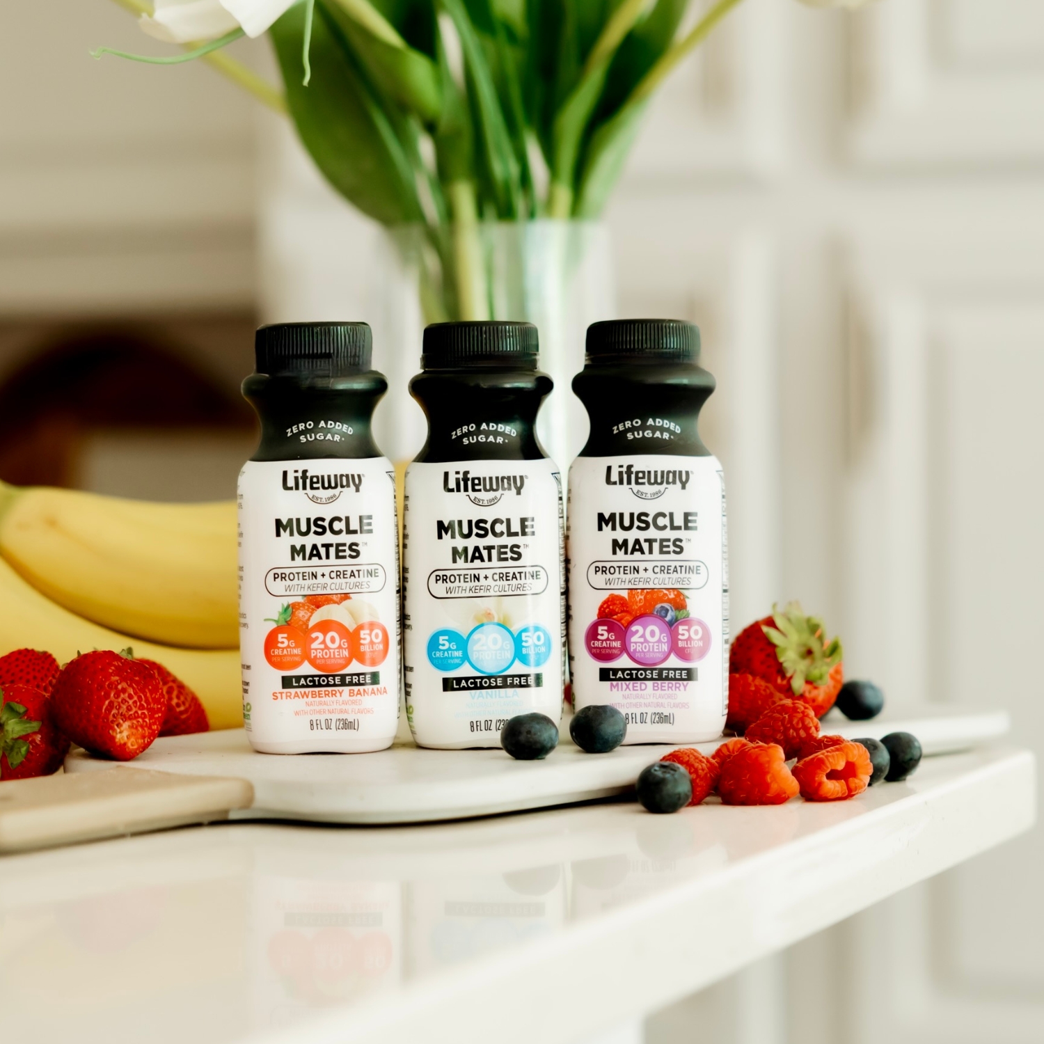 Creatine for Brain Health with Lifeway Muscle Mates Kefir: Protein, Kefir, and Creatine