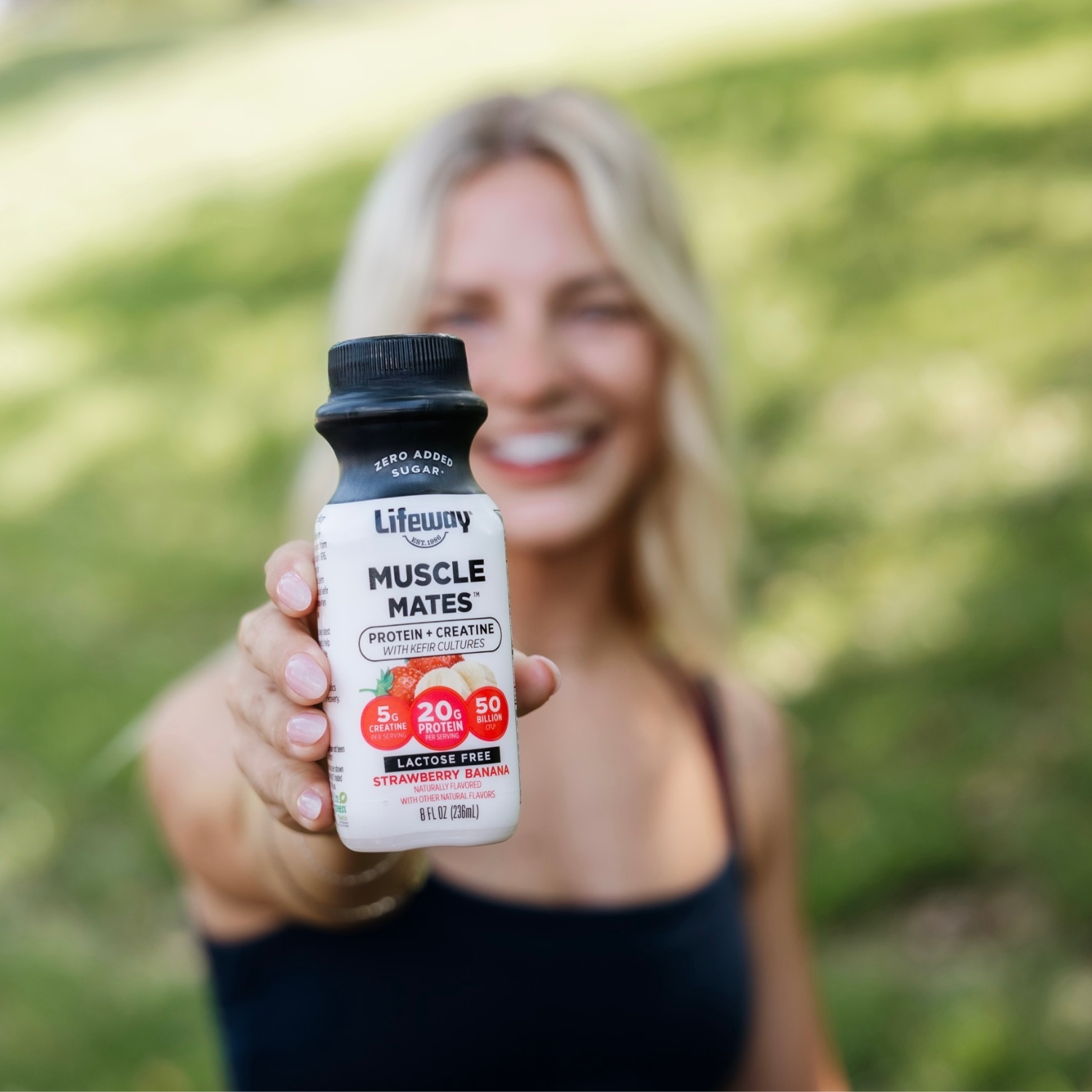 Creatine for Brain Health with Lifeway Muscle Mates Kefir: Protein, Kefir, and Creatine