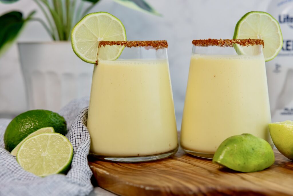 Kefir Lime Margarita Smoothie made with Lifeway Kefir