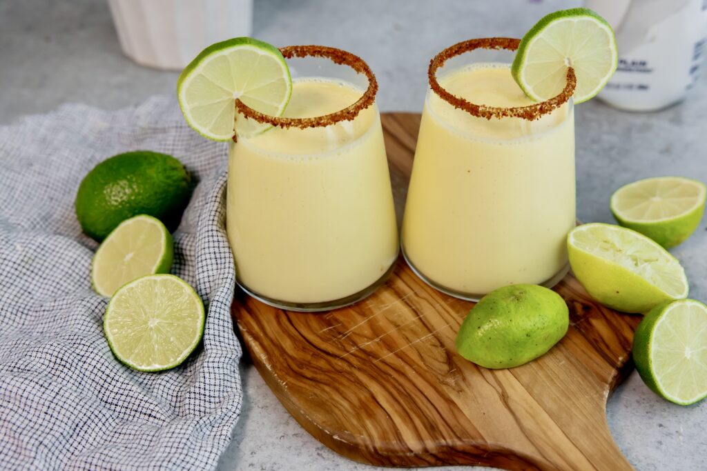 Kefir Lime Margarita Smoothie made with Lifeway Kefir