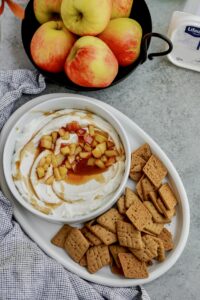 Cinnamon Apple Farmer Cheese Dip - Made with Lifeway