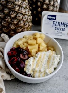 Pineapple Farmer Cheese Bowls