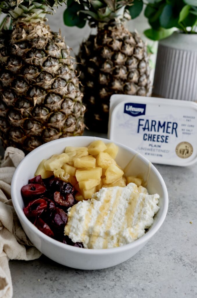 Pineapple Farmer Cheese Bowls