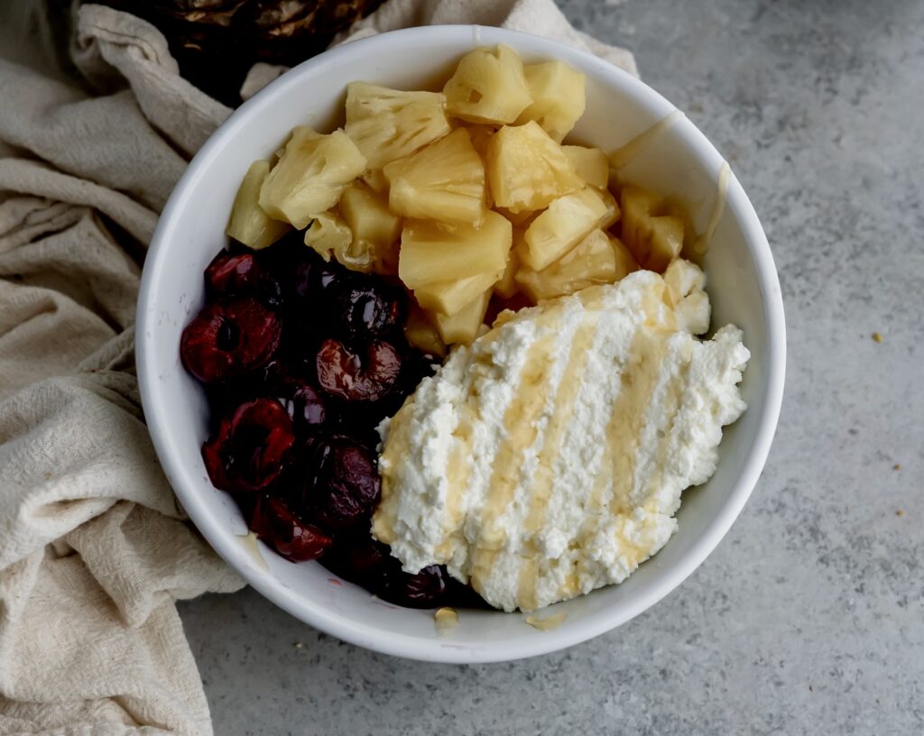 Pineapple Farmer Cheese Bowls
