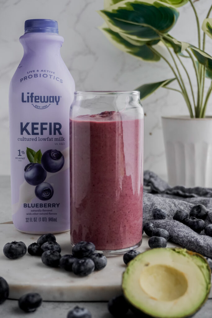 Blueberry Mango Avocado Smoothie
