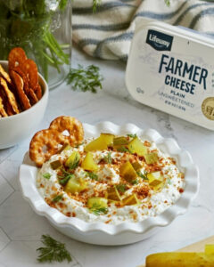 Dill Pickle Roundup with Lifeway Kefir and Farmer Cheese - Fried Pickle Dip