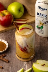 Dirty Apple Cider Made with Lifeway Vanilla Kefir