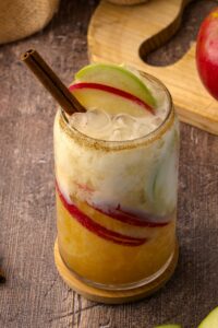 Dirty Apple Cider Made with Lifeway Vanilla Kefir