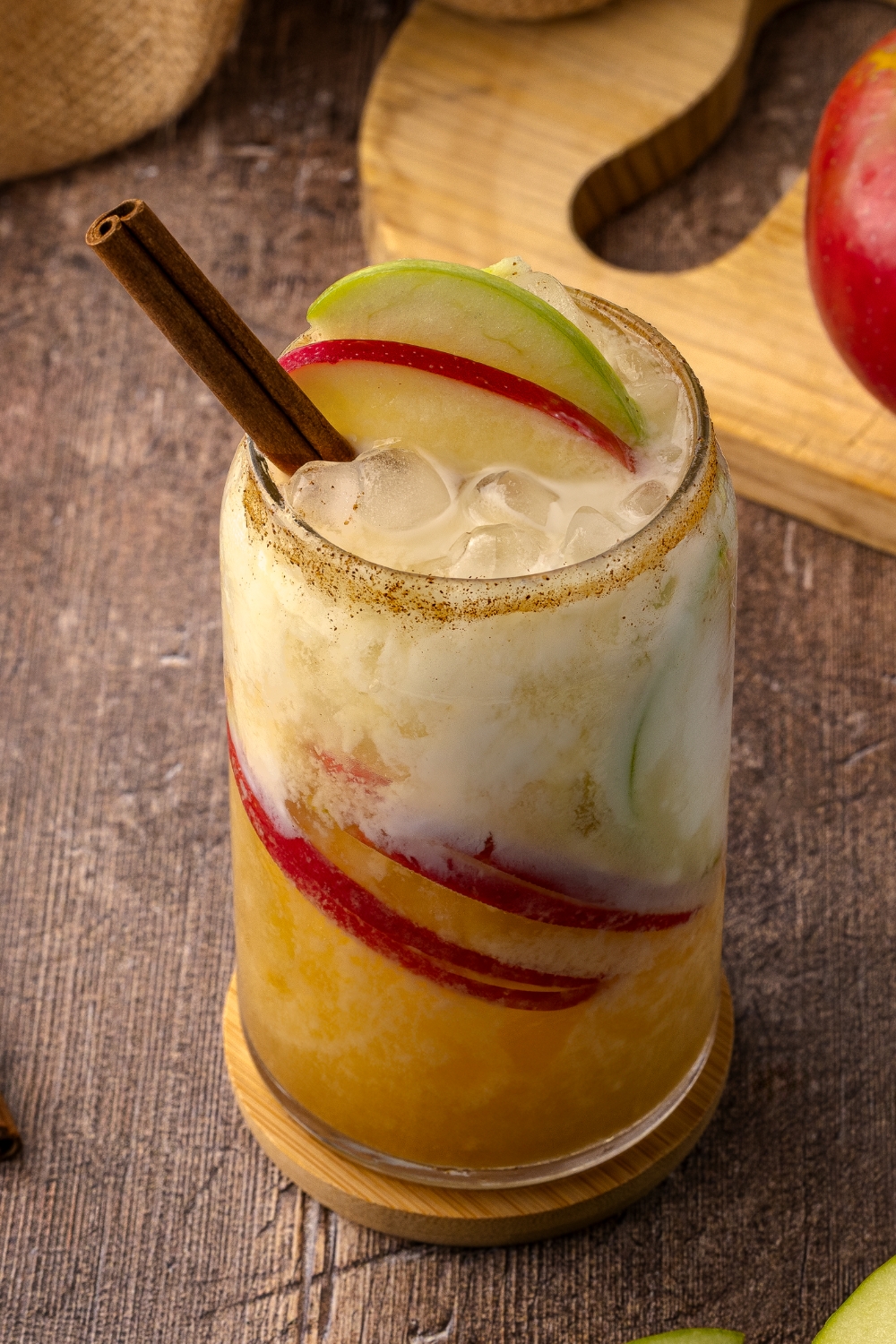 Dirty Apple Cider Made with Lifeway Vanilla Kefir
