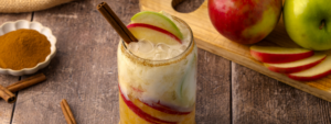 Dirty Apple Cider Made with Lifeway Vanilla Kefir