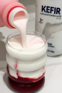 Dreamy, Creamy Cherry Kefir Mocktail - Made with Lifeway