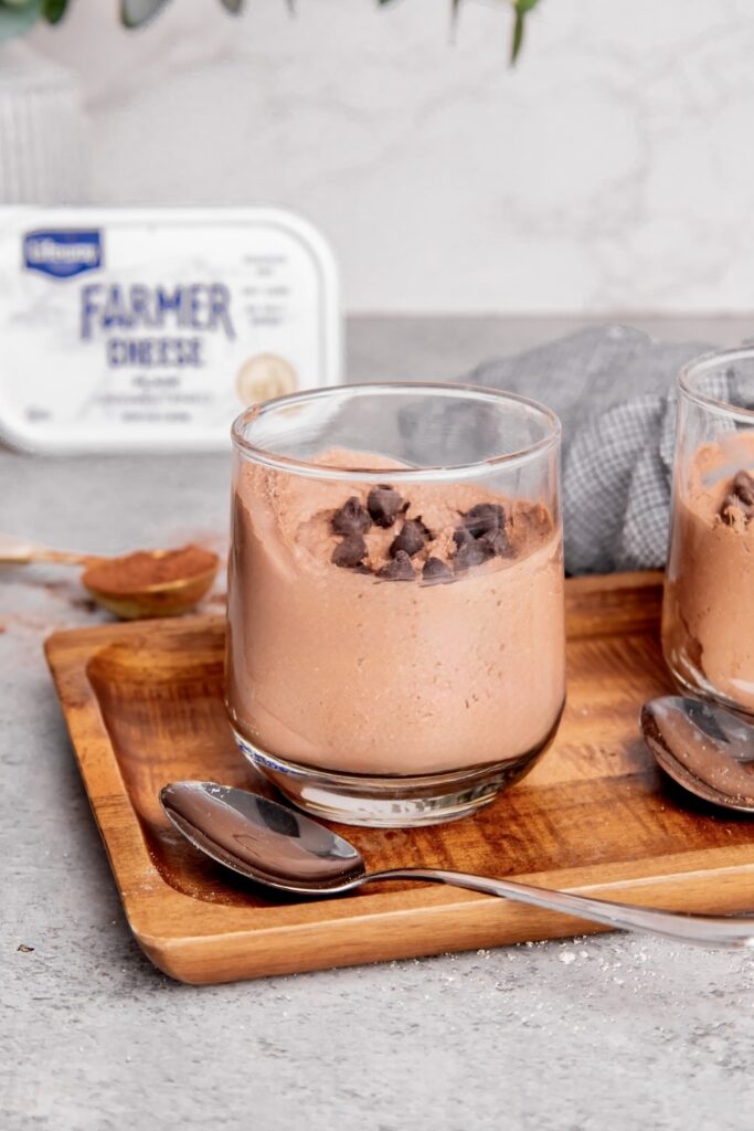 Edible Brownie Batter with Lifeway Farmer Cheese