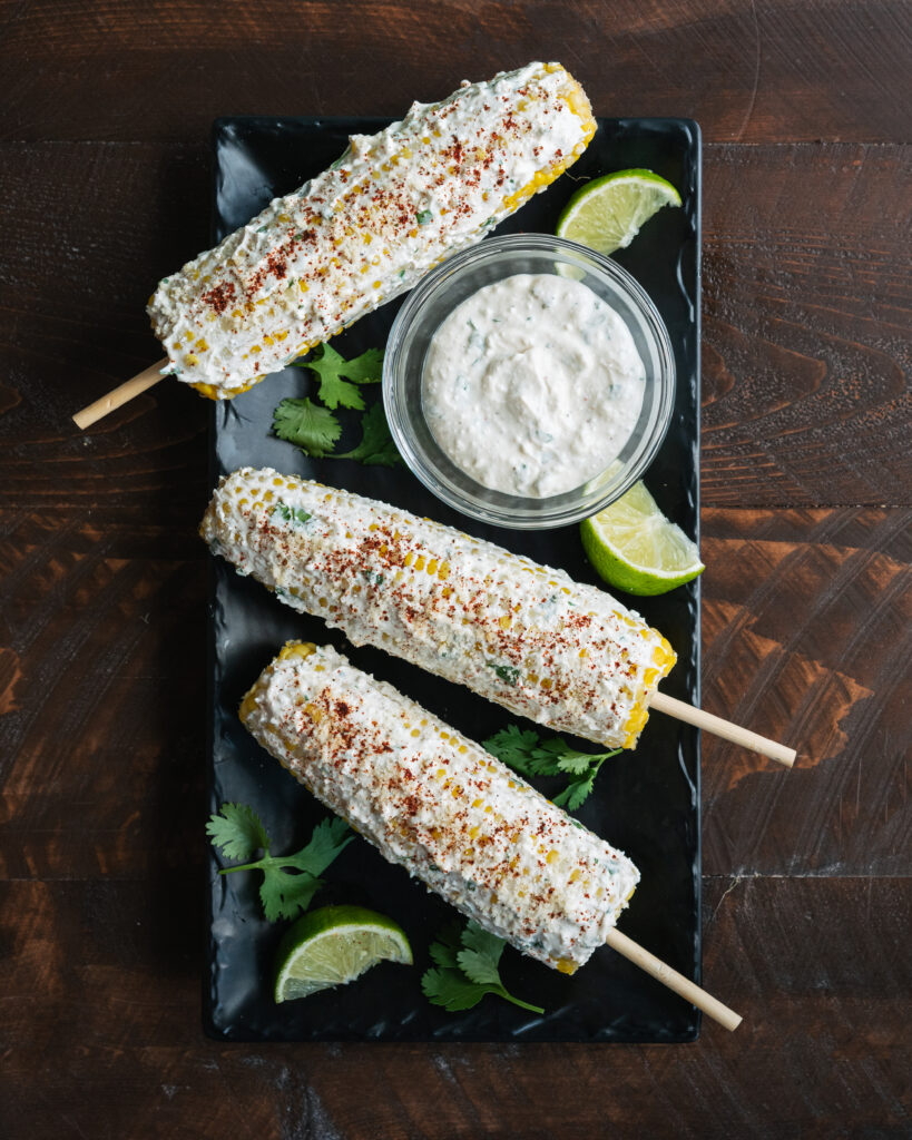 Elote with Farmer Cheese