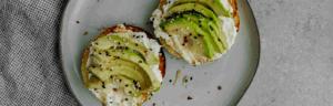 Farmer Cheese Avocado English Muffin