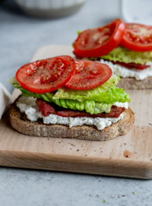 Farmer Cheese BLT Toast