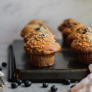 Farmer Cheese Blueberry Muffins
