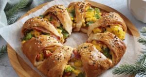 Farmer Cheese Breakfast Wreath - made with Lifeway