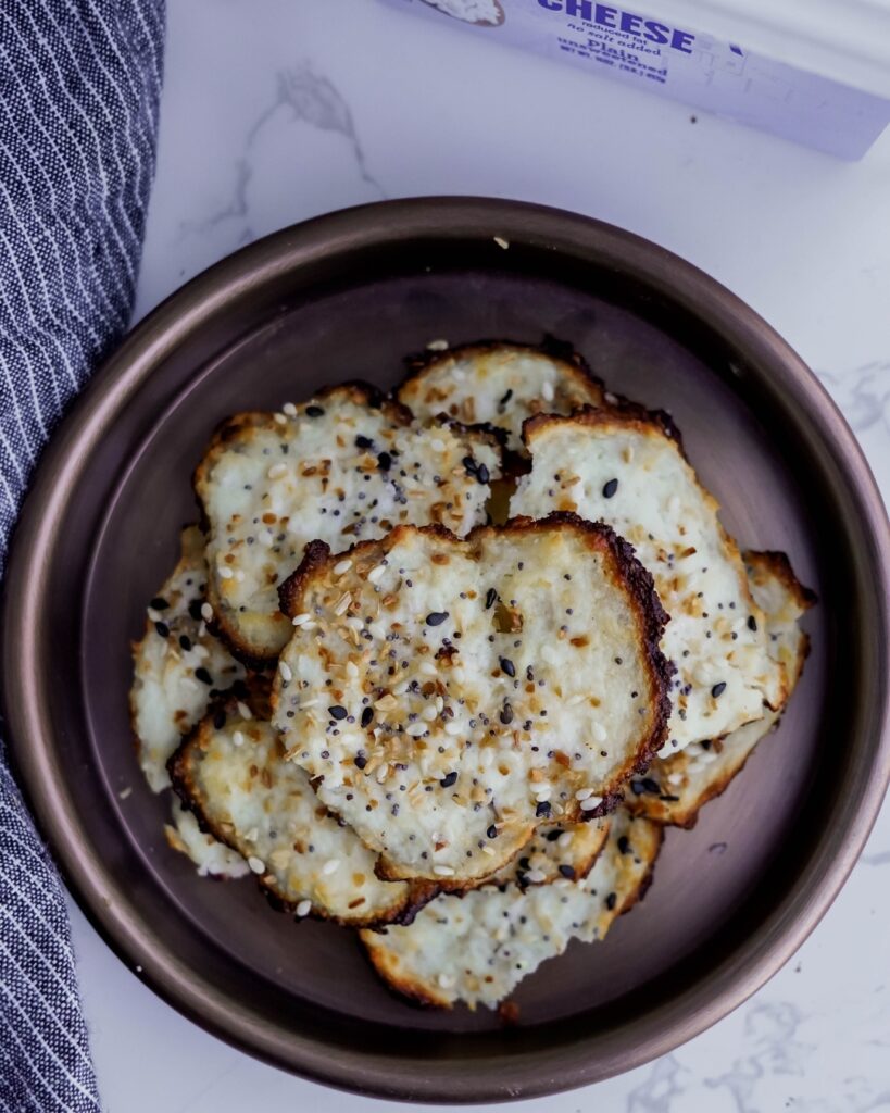 Farmer Cheese Chips made with Lifeway Farmer Cheese