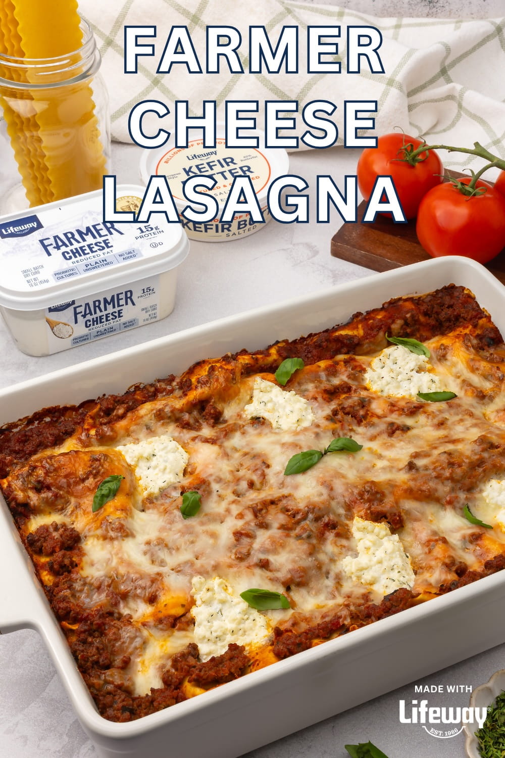 Farmer Cheese Lasagna
