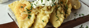 Farmer Cheese Pierogi with Onions made with Lifeway