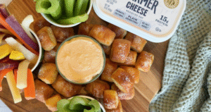 Farmer Cheese Pretzel Bites with Farmer Cheese Dip