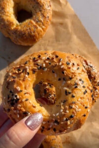 Farmer Cheese Protein Bagels made with Lifeway Farmer Cheese