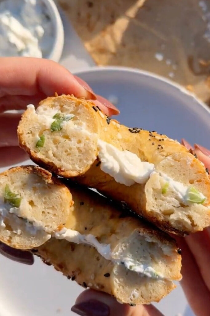 Farmer Cheese Protein Bagels made with Lifeway Farmer Cheese