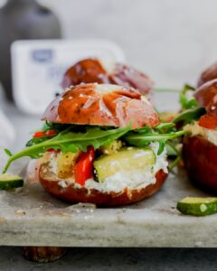 Farmer Cheese Veggie Sliders made with Lifeway Farmer Cheese
