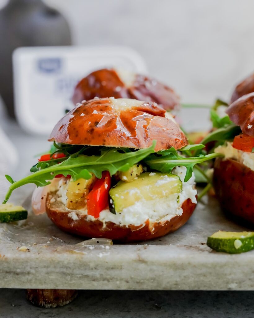 Farmer Cheese Veggie Sliders made with Lifeway Farmer Cheese