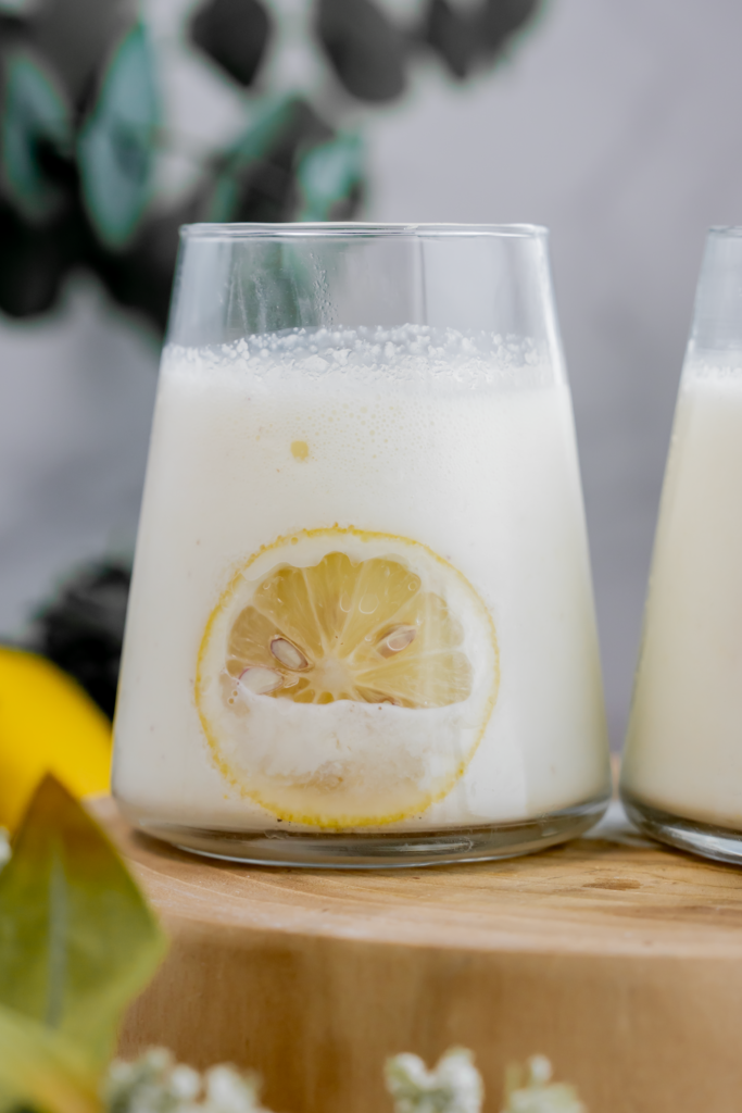 Frosted Lemonade Shake made with Lifeway Kefir
