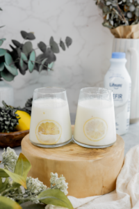 Frosted Lemonade Shake made with Lifeway Kefir
