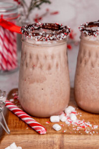 Frozen Hot Cocoa Smoothie made with Lifeway Kefir