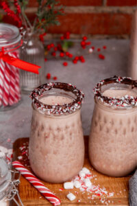 Frozen Hot Cocoa Smoothie made with Lifeway Kefir