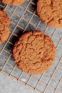Gingersnap Cookies made with Lifeway Farmer Cheese