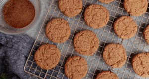 Gingersnap Cookies made with Lifeway Farmer Cheese