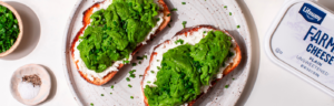 Green Egg Scramble with Lifeway Farmer Cheese