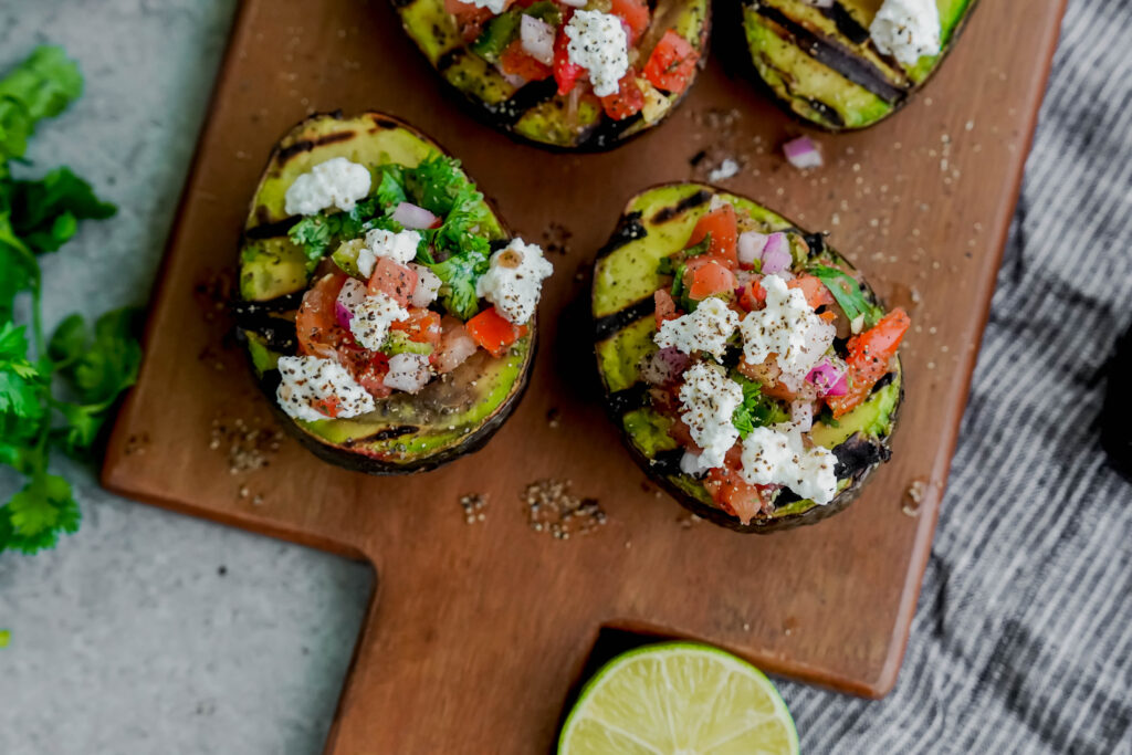 Grilled Stuffed Avocados