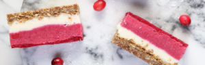 Cranberry Crème Brûlée Fruit Bars