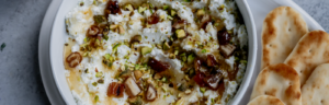 Pistachio and Honey Farmer Cheese Spread