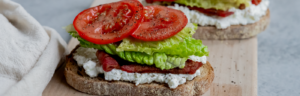 Farmer Cheese BLT Toast