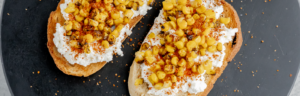Farmer Cheese Elote Toast