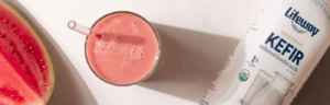 Watermelon Smoothie with Lifeway Kefir