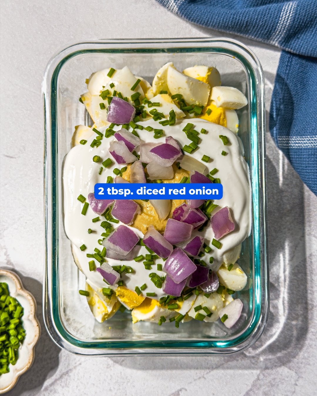 High Protein Egg Salad made with Lifeway Kefir and Farmer Cheese