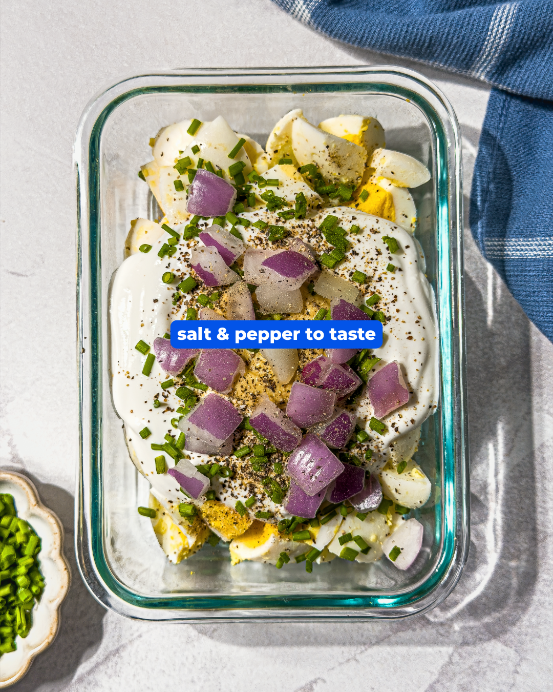 High Protein Egg Salad made with Lifeway Kefir and Farmer Cheese