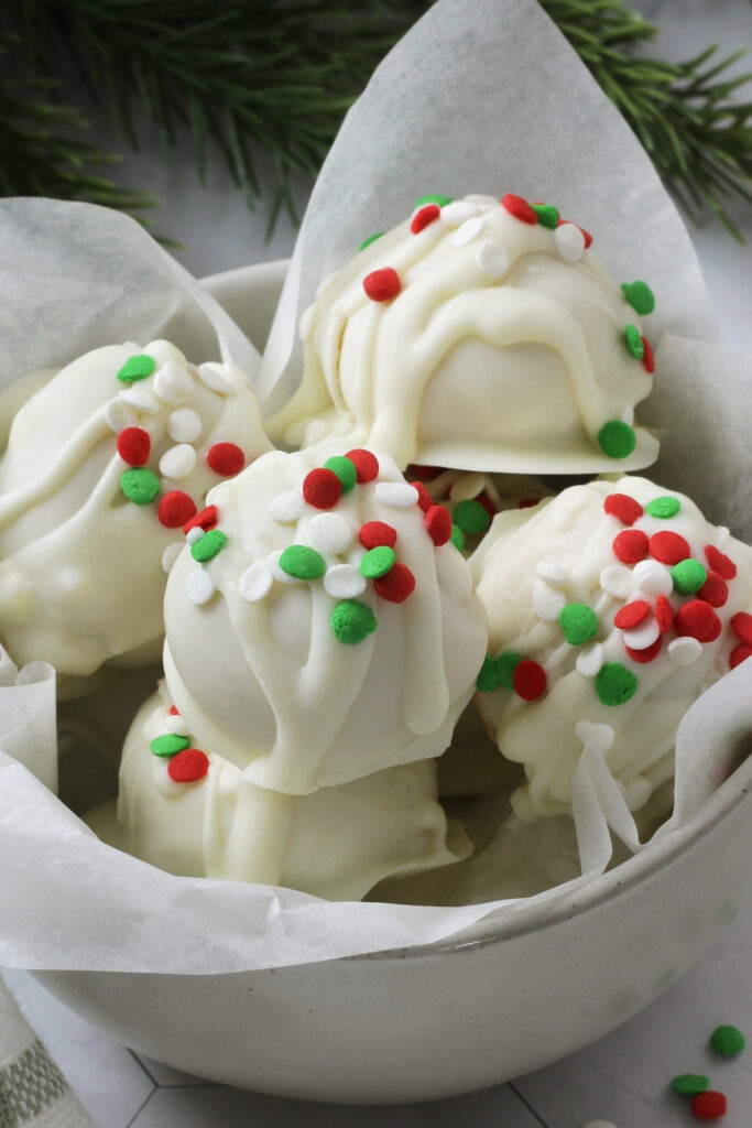 Holiday Cookie Protein Bites - made with Lifeway