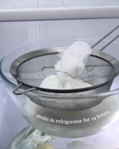 Homemade Kefir Cream Cheese made with Lifeway Kefir